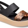 Crocs (WMNS) Brooklyn Tort Low Wedge „Black Brown“ 207864-0C4