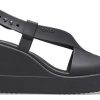 Crocs (WMNS) Brooklyn útulné protiskluzové sportovní černé sandály 206222-060