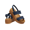 Crocs (WMNS) Brooklyn Woven Wedge Sandals „Blue Brown“ 209977-410