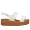 Crocs (WMNS) Brooklyn Woven Wedge Sandály „Bílá hnědá“ 209977-0WV