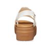 Crocs (WMNS) Brooklyn Woven Wedge Sandály „Bílá hnědá“ 209977-0WV