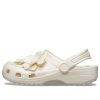 Crocs (WMNS) Classic Clog 3D květinové bílé sandály 205587-159