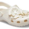 Crocs (WMNS) Classic Clog 3D květinové bílé sandály 205587-159
