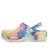 Crocs (WMNS) Classic clog clouds Kravata Dye Printing Lehké útulné sportovní sandály Růžová Modrá 207151-94S