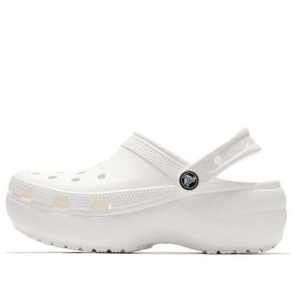 Crocs (WMNS) Classic Clog clouds Retro plážová obuv bílá 206750-100