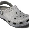 Crocs (WMNS) Classic Clog Crocs stříbrné sandály 205942-040