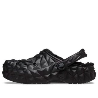 Crocs (WMNS) Classic Clog Lemované geometrické boty „Černá“ 210069-001