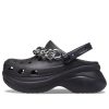 Crocs (WMNS) Classic Clog Retro Sandály Black Silver 206662-067