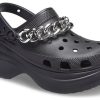 Crocs (WMNS) Classic Clog Retro Sandály Black Silver 206662-067