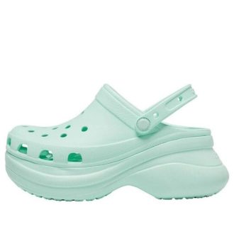 Crocs (WMNS) Classic Clog Retro Sandály se silnou podrážkou Mint Green 206302-3TI