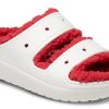 Crocs (WMNS) Classic Cozzzy sváteční svetr sandál „White Red“ 209227-90H