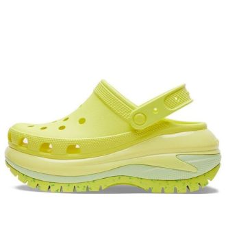 Crocs (WMNS) Classic Crush Clogs „Fluorescent Green“ 207988-76M