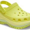 Crocs (WMNS) Classic Crush Clogs „Fluorescent Green“ 207988-76M