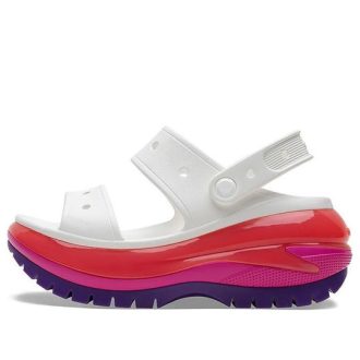 Crocs (WMNS) Classic Mega Crush Sandal „White Red Purple“ 207989-94S