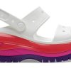 Crocs (WMNS) Classic Mega Crush Sandal „White Red Purple“ 207989-94S
