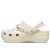 Crocs (WMNS) Classic Platform Chain Clogs „Bone“ 209022-2Y2