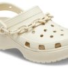 Crocs (WMNS) Classic Platform Chain Clogs „Bone“ 209022-2Y2