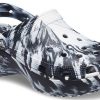 Crocs (WMNS) Classic Platform Marbled Clog „Black White“ 207176-066