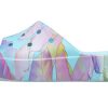 Crocs (WMNS) Classic Platform Palm Print Slide „Blue Multi-Color“ 208607-4NQ