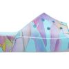 Crocs (WMNS) Classic Platform Palm Print Slide „Blue Multi-Color“ 208607-4NQ