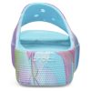 Crocs (WMNS) Classic Platform Palm Print Slide „Blue Multi-Color“ 208607-4NQ