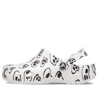 Crocs (WMNS) Classic Skull Print Clogs „White Black“ 208993-103