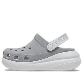 Crocs (WMNS) Crush reflexní dřeváky „Grey White“ 209209-1LP