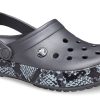 Crocs (WMNS) Hadí vzor grafitově černé Sandály 206380-02W