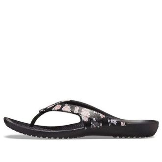 Crocs (WMNS) Kadee 2 potištěné žabky „Floral Black“ 205998-97J