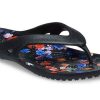 Crocs (WMNS) Kadee 2 tištěné žabky Minimalistické ležérní žabky černé 206866-001