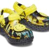 Crocs (WMNS) Klasický dřevák Smiling Face Stylový plochý Sportovní žluté sandály 207271-90H