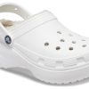 Crocs (WMNS) Klasické dřeváky s podšívkou na platformě „Bílé“ 207938-100