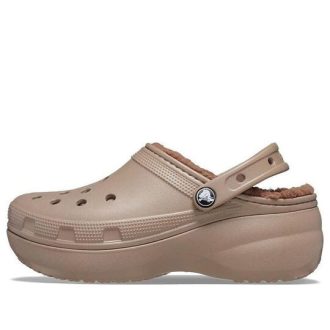 Crocs (WMNS) Klasické dřeváky s podšívkou na platformě „Houba“ 207938-195