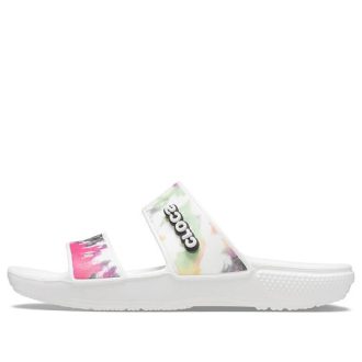 Crocs (WMNS) klasické kravatové grafické sandály „Black Green“ 207283-94S