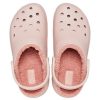Crocs (WMNS) Klasický lemovaný dřevák „Pink“ 207938-6TY