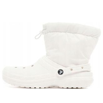 Crocs (WMNS) Klasické lemované neokoukané boty „Bílé“ 206630-143