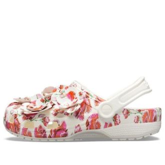 Crocs (WMNS) Klasické nadčasové dřeváky Clash Roses „White Rose“ 205380-97E