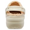 Crocs (WMNS) Klasická platforma lemovaná dřevákem „Bone“ 207938-2Y2