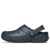 Crocs (WMNS) Klasické třpytivé černé lemované dřeváky „Starry Skies“ 205842-9BD