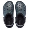Crocs (WMNS) Klasické třpytivé černé lemované dřeváky „Starry Skies“ 205842-9BD