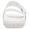 Crocs (WMNS) klasické tropické venkovní sportovní pantofle na plochém podpatku bílá zelená 207183-94S