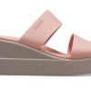 Crocs (WMNS) Lehké bledě růžové sandály Brooklyn 206219-6RL