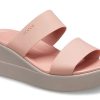 Crocs (WMNS) Lehké bledě růžové sandály Brooklyn 206219-6RL
