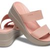 Crocs (WMNS) Lehké bledě růžové sandály Brooklyn 206219-6RL