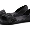 Crocs (WMNS) Lina Embellished D“Orsay Flat „black“ 204361-060