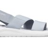Crocs (WMNS) LiteRide šedé světle modré sandály „šedá bílá“ 206081-00J