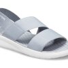 Crocs (WMNS) LiteRide šedé světle modré sandály „šedá bílá“ 206081-00J