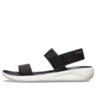 Crocs (WMNS) LiteRide Fashion Černé sandály 205106-066