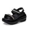 Crocs (WMNS) Mega Crush Pearl Ruffle Sandal „Black“ 210179