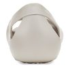 Crocs (WMNS) Minimalistické ležérní ploché bílé sandály 206106-018